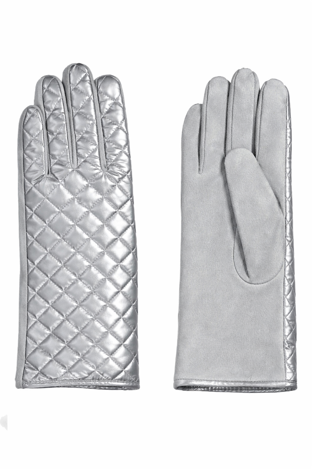 GUANTO PIUMINO 100%PL MADE IN PRC      - SILVER